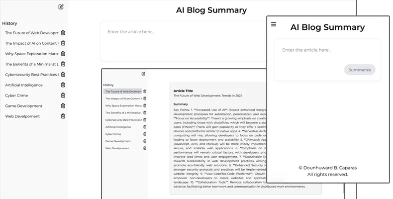 Content Summarizer AI