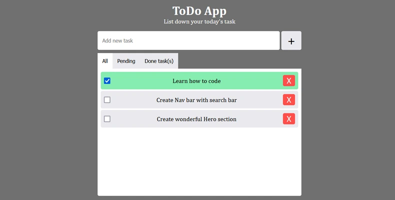 ToDo App